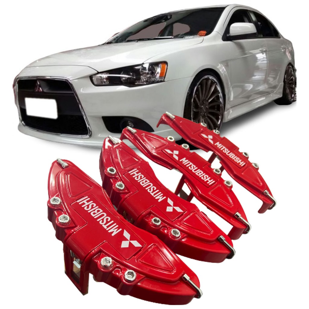 Capas De Pinças De Freio com Garras 4 Pç Compatível Lancer 2009, 2010, 2011, 2012, 2013, 2014, 2015 em Oferta na Shopee