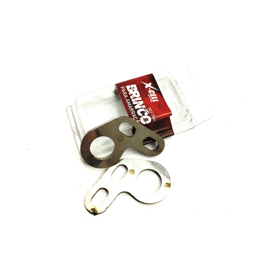 Brinco De Fixação Amarração Transporte Suporte P/ Gancho Carretinha Moto Aço Inox CRF