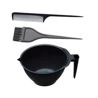 Kit tintura profissional cabeleireiro barbeiro Cumbuca + Pincel + Pente em Oferta na Shopee