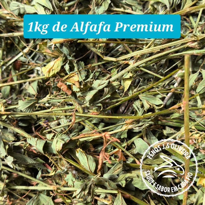 1kg de Feno de Alfafa (Premium) em Oferta na Shopee