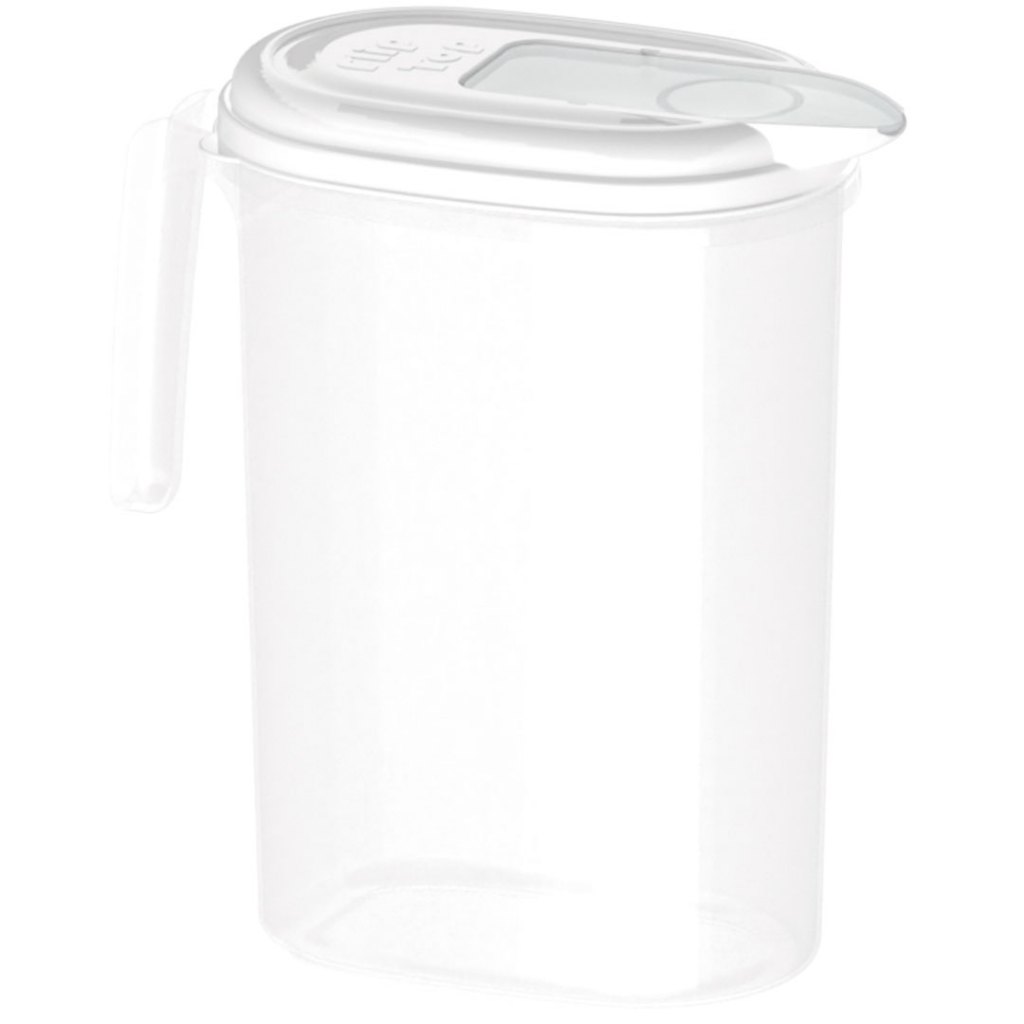 JARRA GRADUADA COM TAMPA FLIP TOP 2 LITROS em Oferta na Shopee