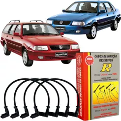 Cabo De Vela Original Ngk Vw Santana 2.0 8v Mi Ap 2000