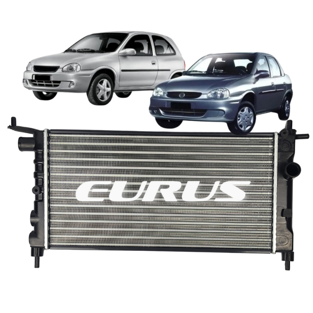 Radiador Gm Corsa Classic 1.0 1.4 1.6 94 96 98 2000 2002 2004 2006 2008 2010 Sem Ar
