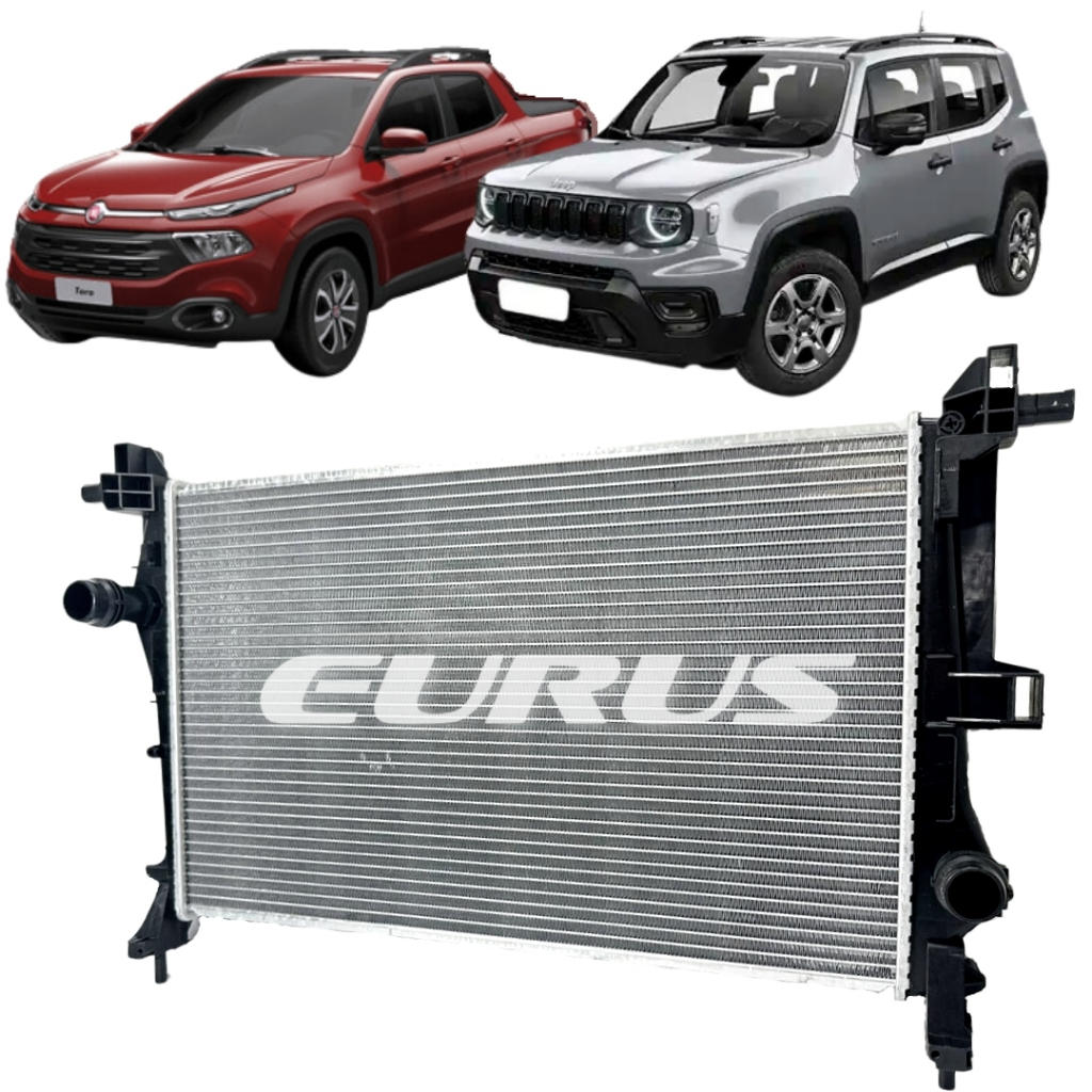 Radiador Eurus Toro Renegade 1.8 2016 2017 2018 2019 2020 2021 2022 2023 - Spare Parts and Accessories for Vehicles