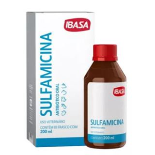 Sulfamicina Para Aves Ibasa Pet 200ml em Oferta na Shopee