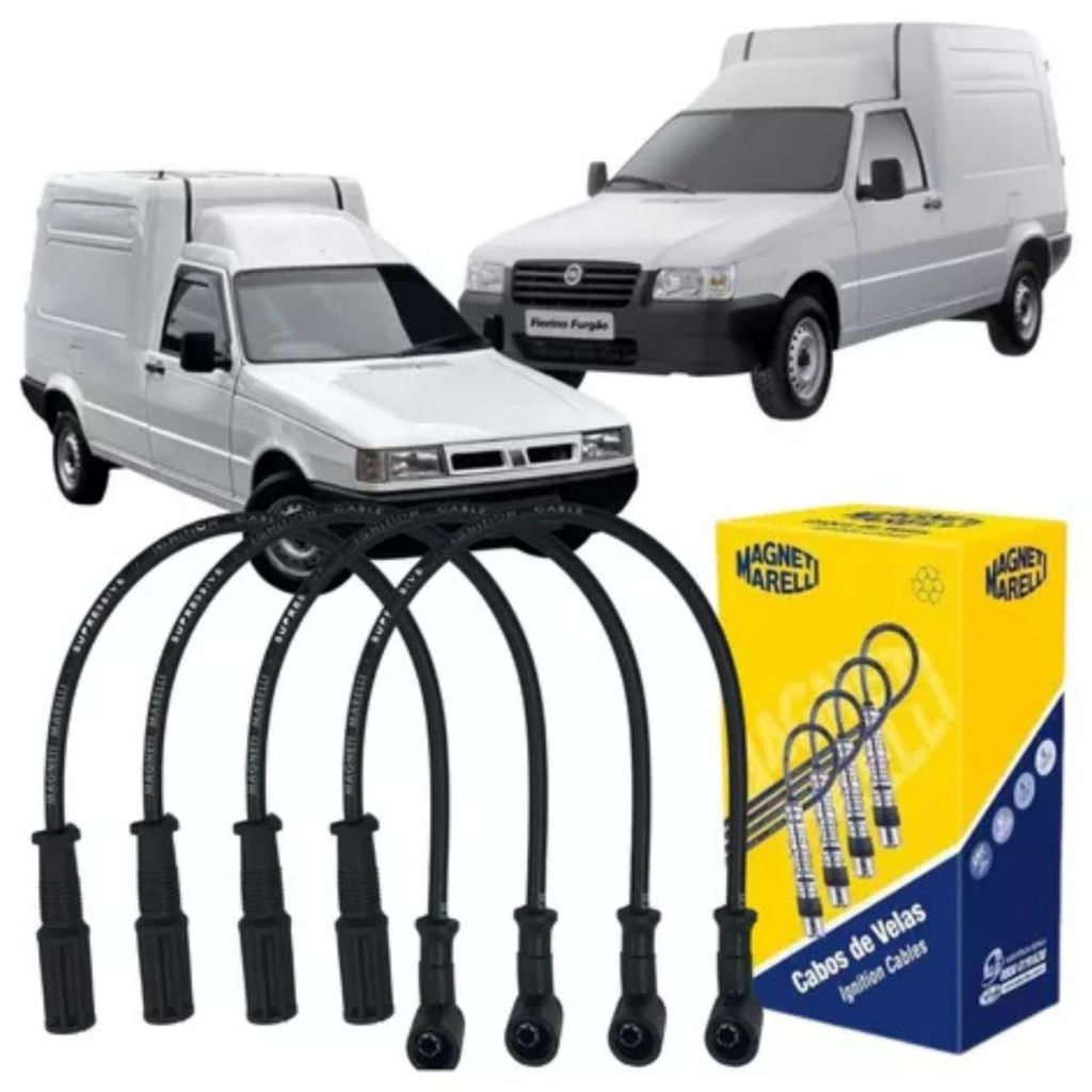 Jogo Cabo De Vela Fiat Uno Mille 1.0 8v Fire 2003 2004 - Spare Parts and Accessories for Vehicles