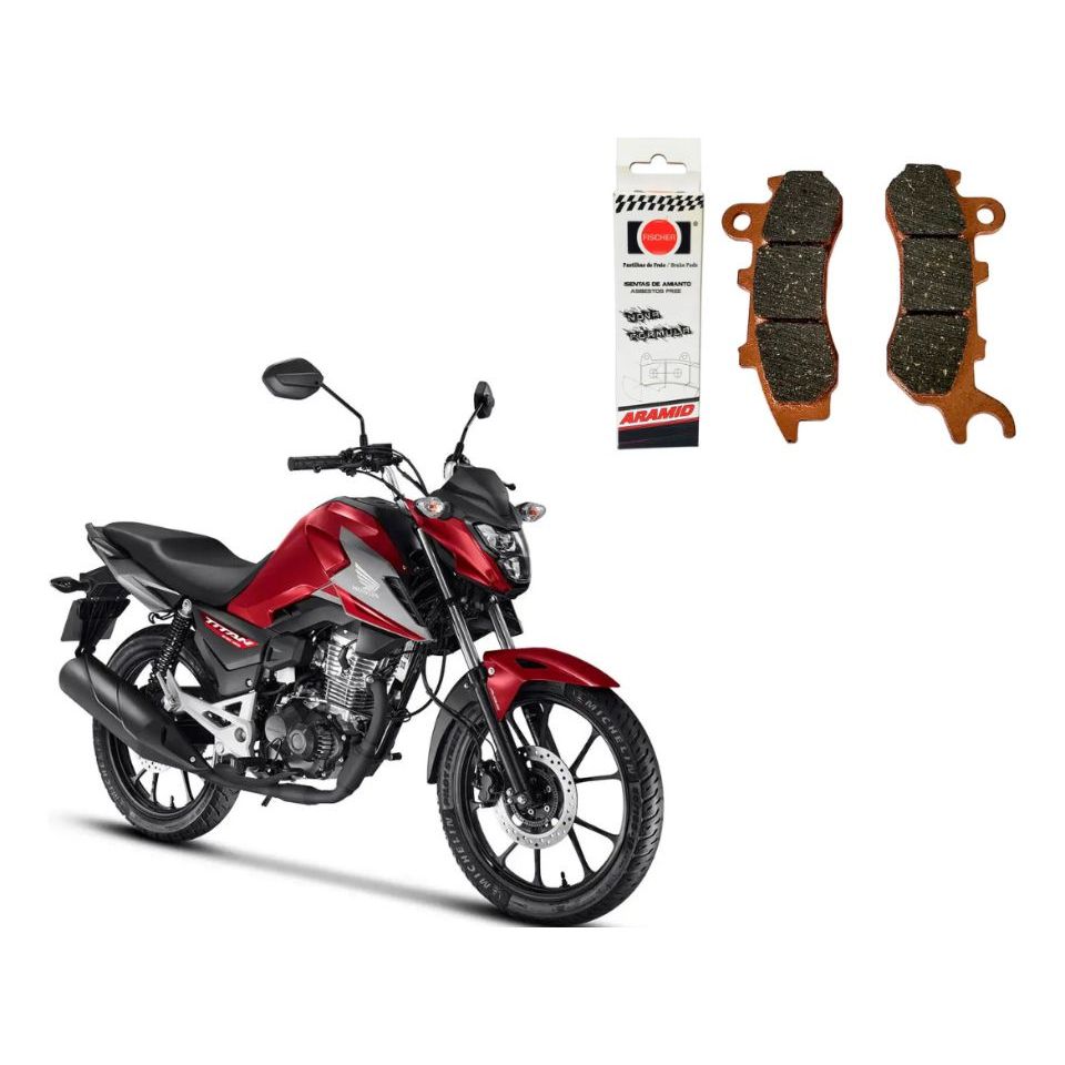 Pastilha Honda Cg Fan/titan160 18 Diant Cbs (fj2840k)fischer