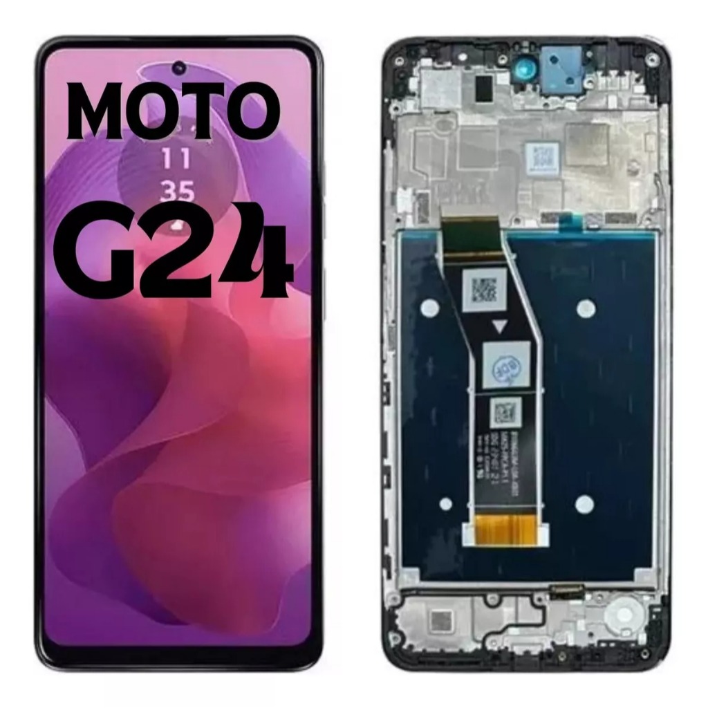Tela Frontal Orig Prime C/aro Moto G24 Xt2423