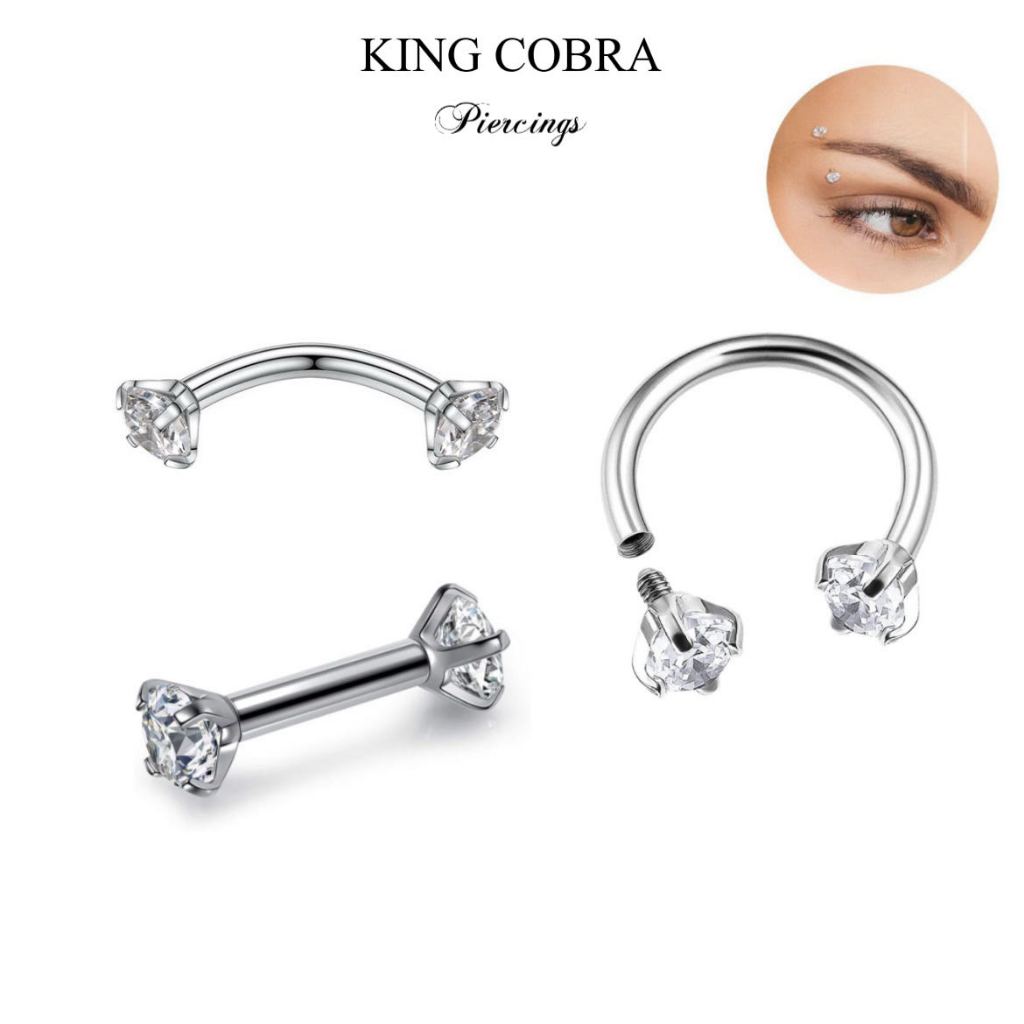 Piercing Ferradura Zircônia Redonda Aço Septo, Helix, Daith, Septo, Mamilo 8mm KA330 em Oferta na Shopee