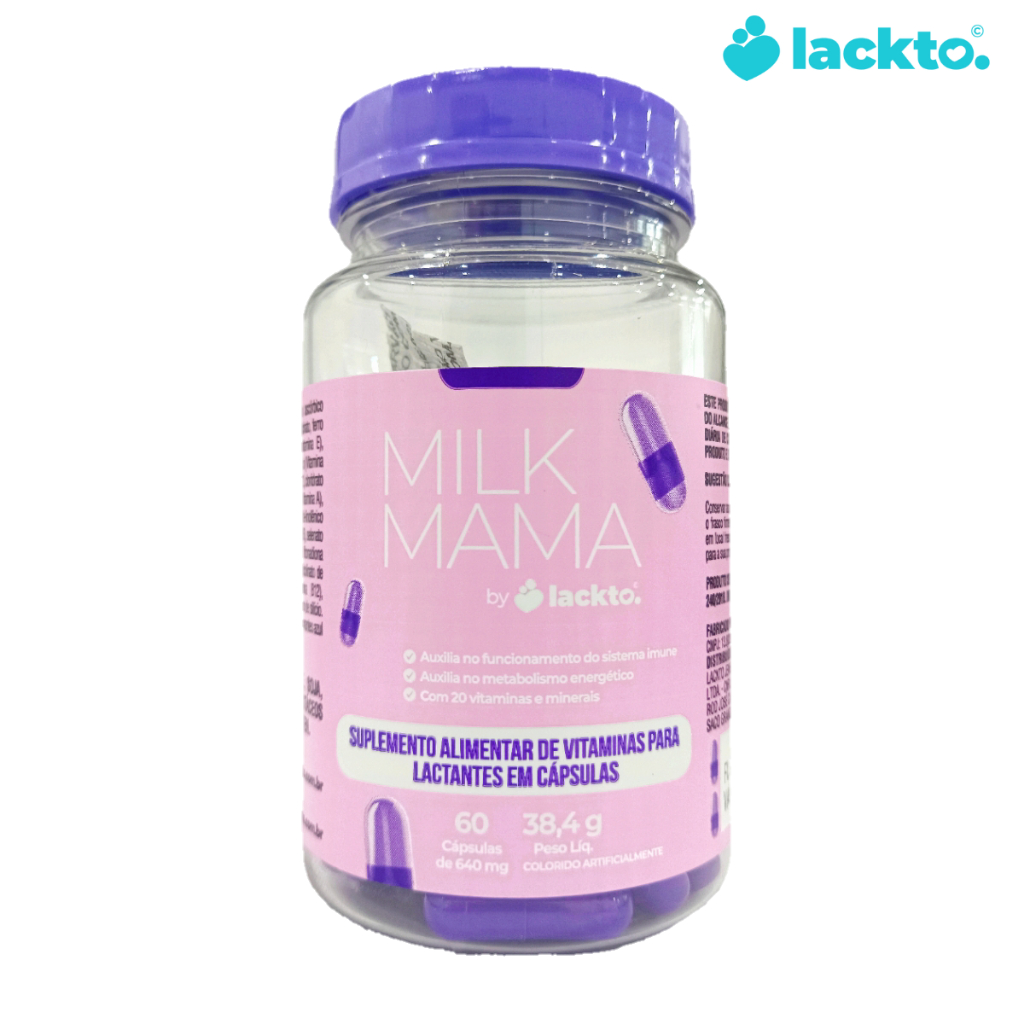 Milk Mama - Multivitamínico da amamentação para mamães lactantes