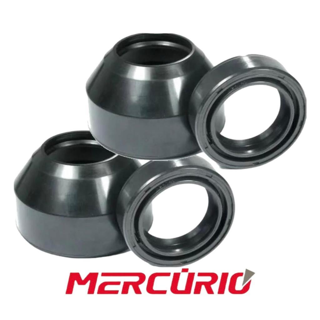 Kit Guarda Pó + Retentor da Bengala CG 125 Fan 125 Titan 125 Biz 100 Biz 125 Pop 100 Pop 110i