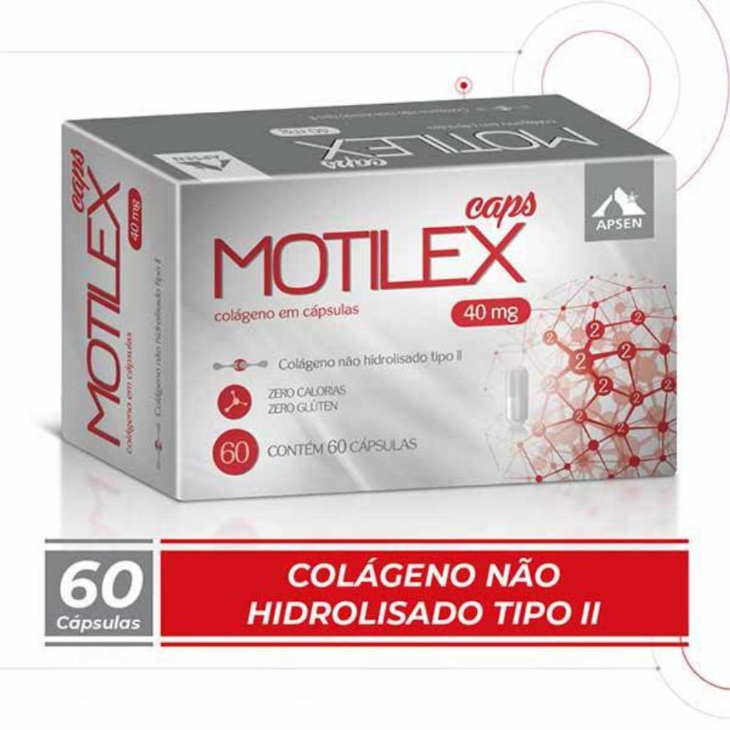 Suplemento de Colágeno Tipo II Motilex Caps 40mg 60 Cápsulas
