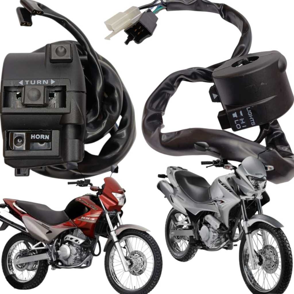 Chave Punho de Luz Nx4 Falcon 400 2006 2007 2008 Falcon Nx 400i 2013 a 2015 em Oferta na Shopee