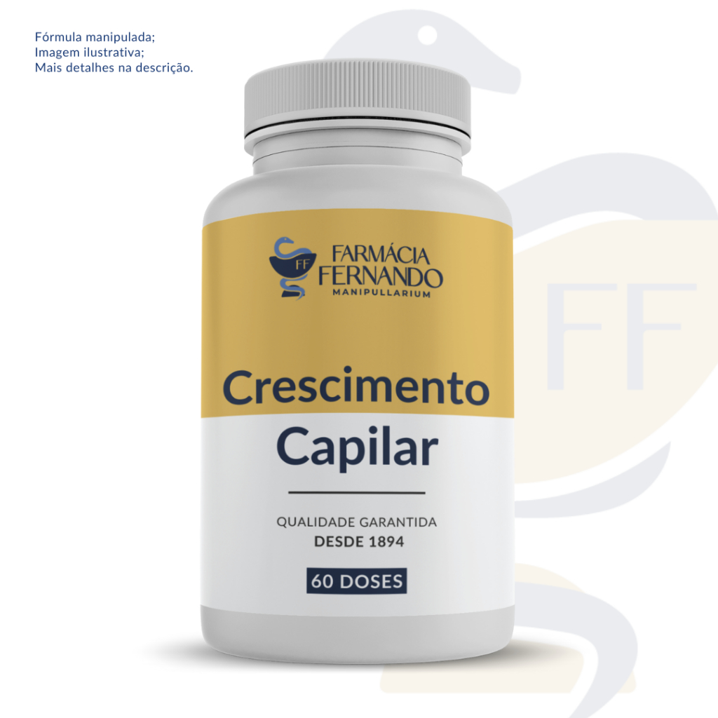 Crescimento Capilar 60 doses - Suplemento para cabelo