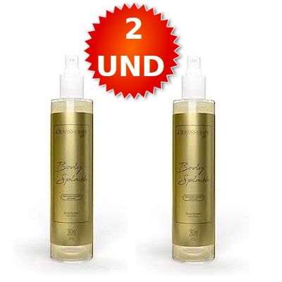 KIT C/2 Giovanna Baby Body Splash Gold 260 mL em Oferta na Shopee