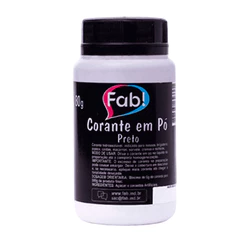Corante Em Pó Fab 80g Preto