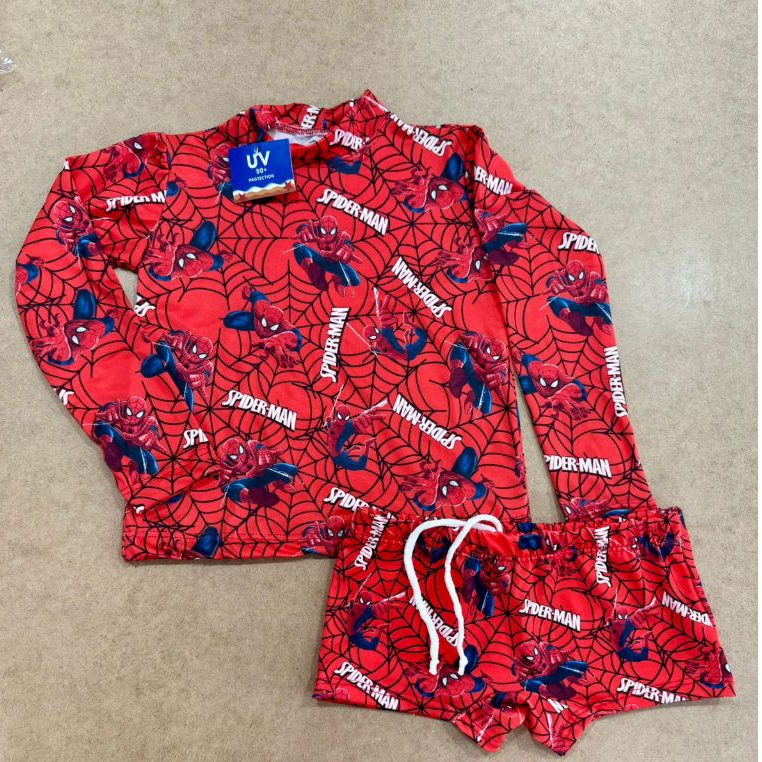 Sunga Infantil menino e menina Blusa Térmica Proteção Solar Uv50 Kit Praia