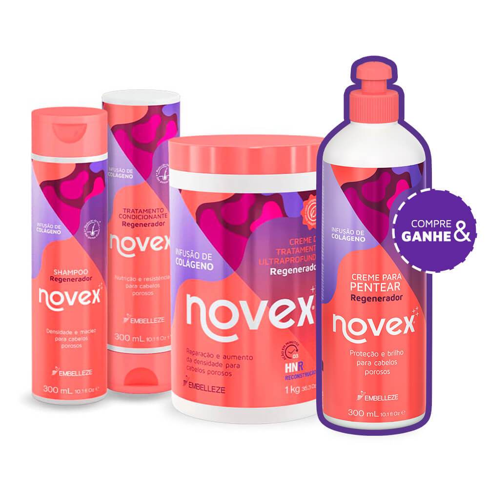KIT NOVEX INFUSÃO DE COLÁGENO em Oferta na Shopee