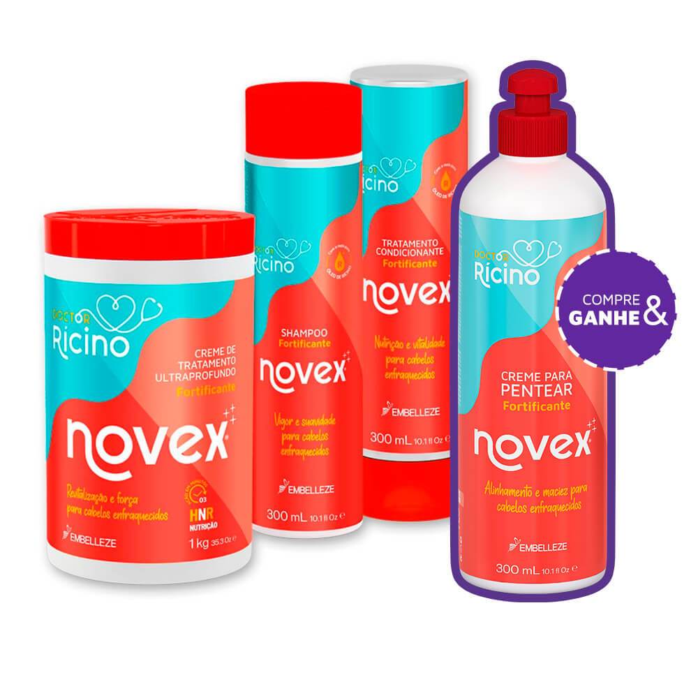 Kit Novex Doctor Rícino em Oferta na Shopee