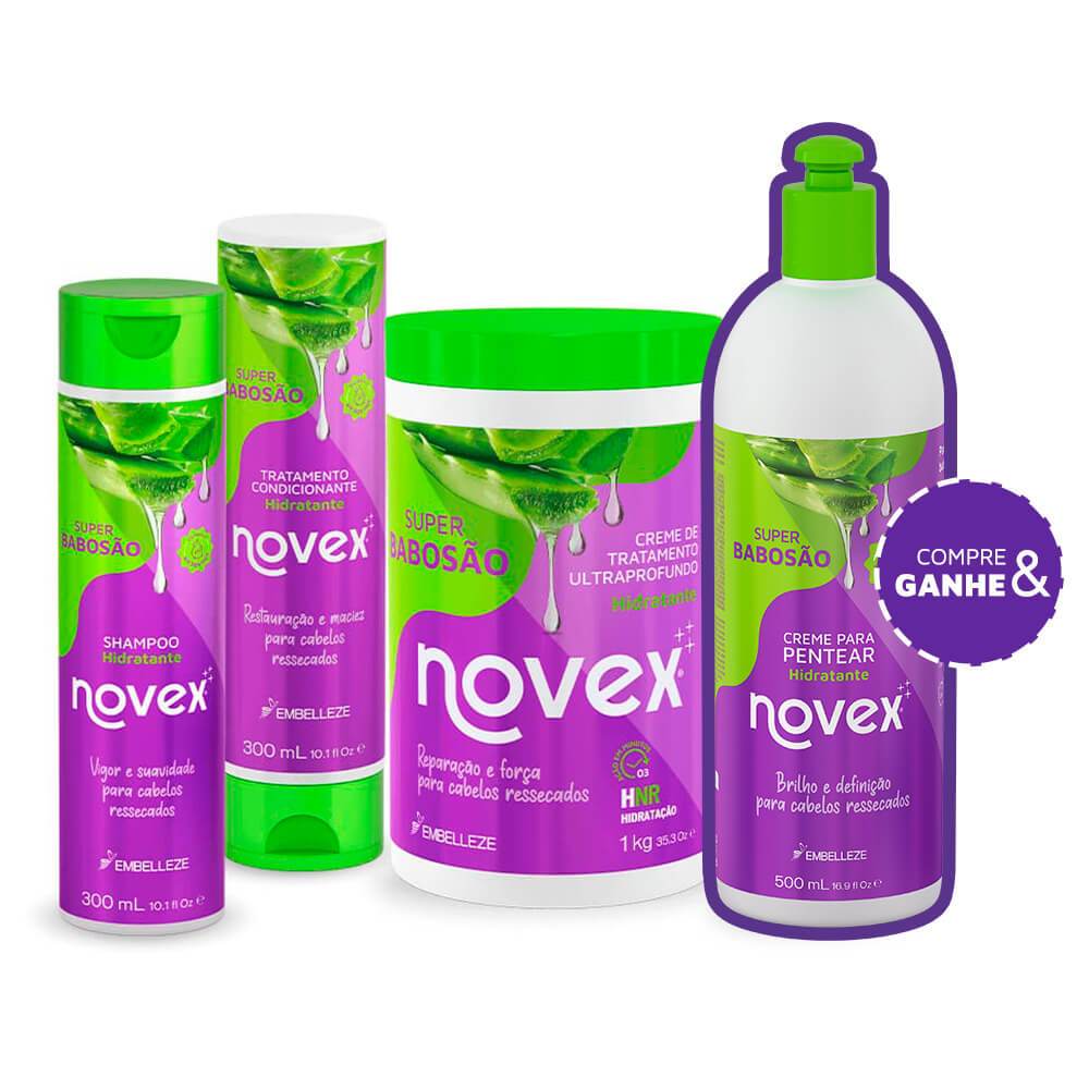 Kit Novex Super Babosão em Oferta na Shopee
