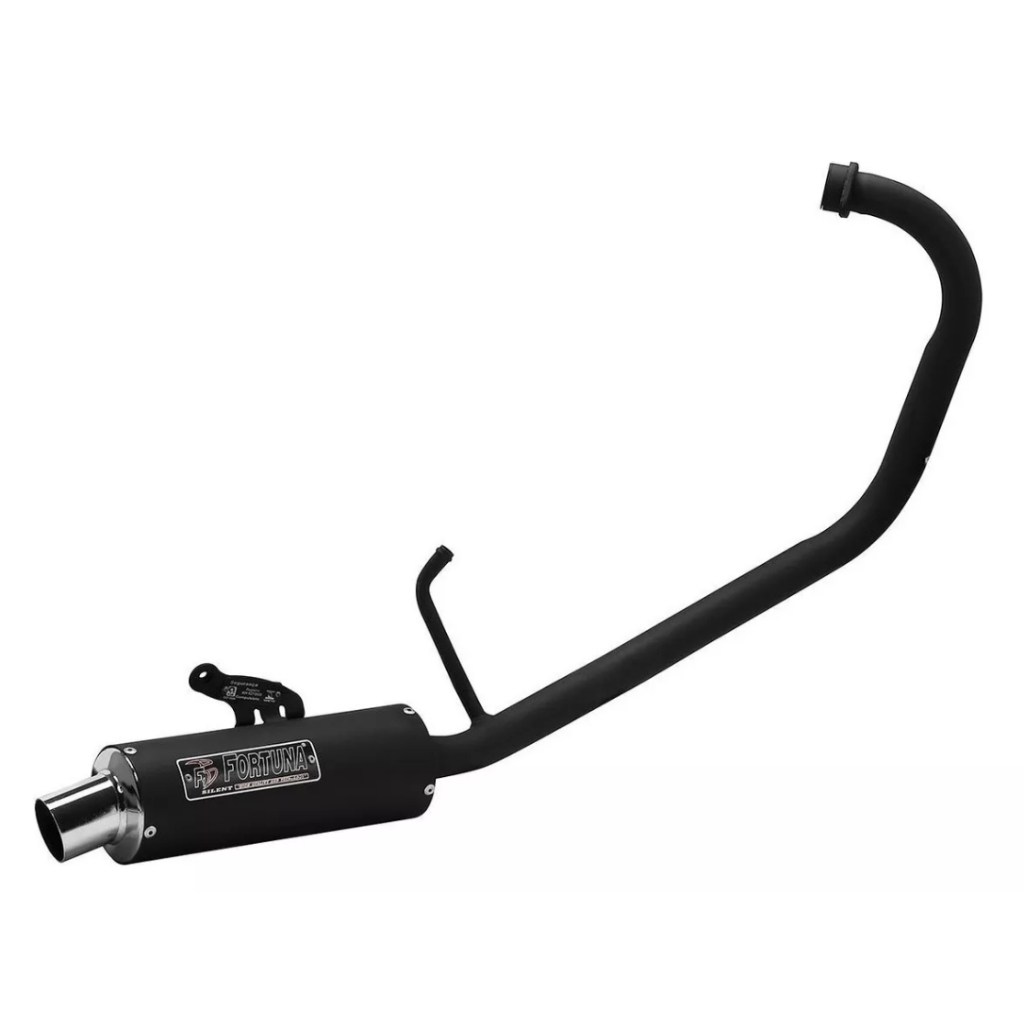 Escapamento Fortuna Ybr Factor 125 2009 A 2016 ED Mini Turbo