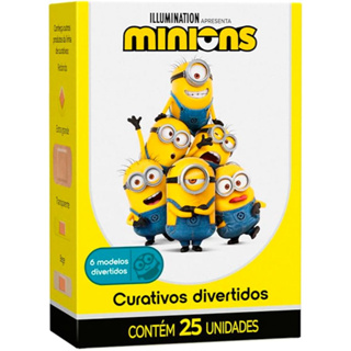 Curativos Flexíveis Divertidos Minions 10/25 Unidades Cremer em Oferta na Shopee