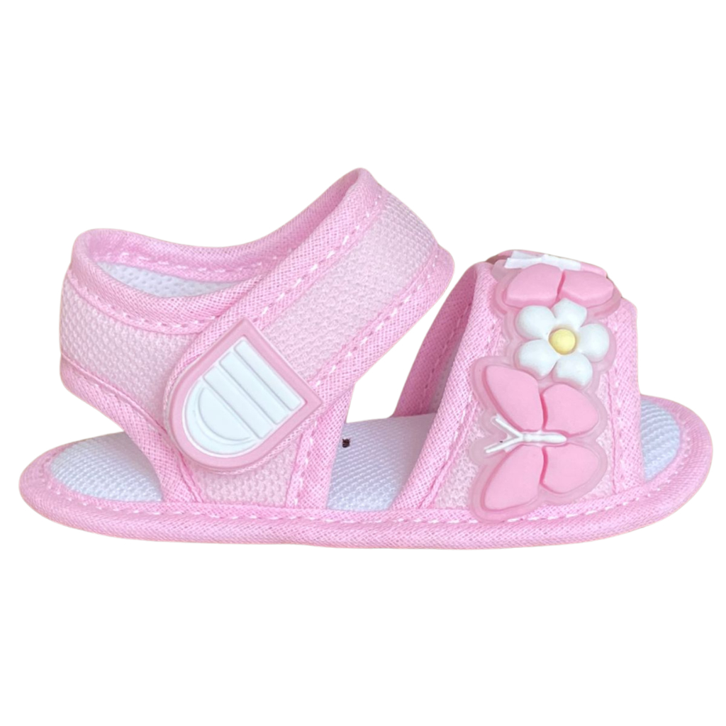 Sandália Bebê Menina Recém Nascida confortável