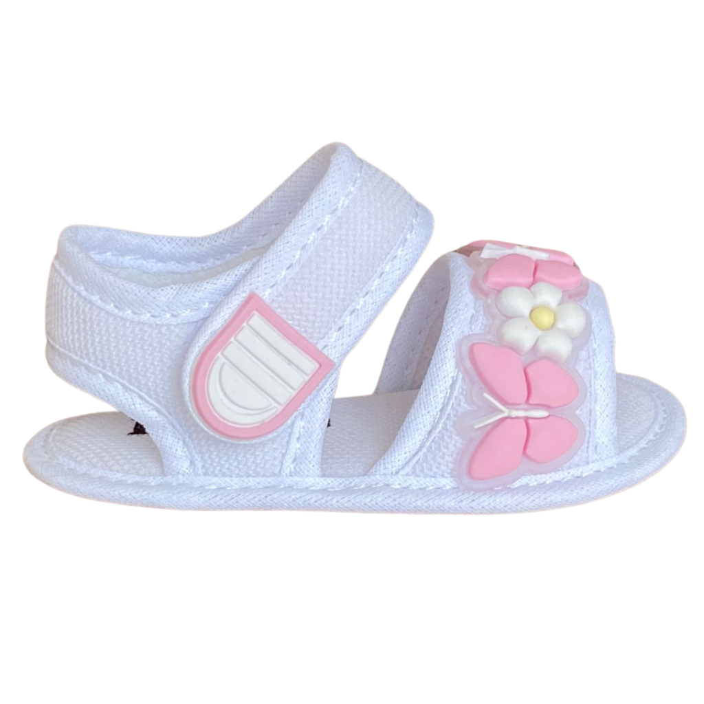 Sandália Bebê Menina Recém Nascida confortável