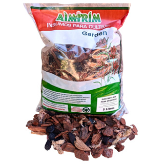 Substrato Mix  Chip Carvão Esfagno Pinus 5 Litros em Oferta na Shopee