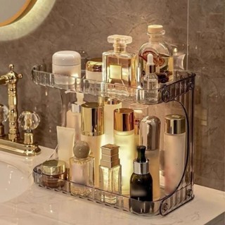 Prateleira Organizadora De Diamante Acrílico Suporte De Maquiagem Mesa Multiuso em Oferta na Shopee