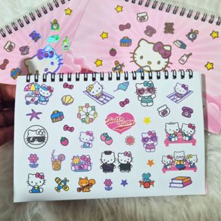 Caderno de Adesivos da Hello Kitty - Papelaria Fofa - Papelaria Kawaii em Oferta na Shopee