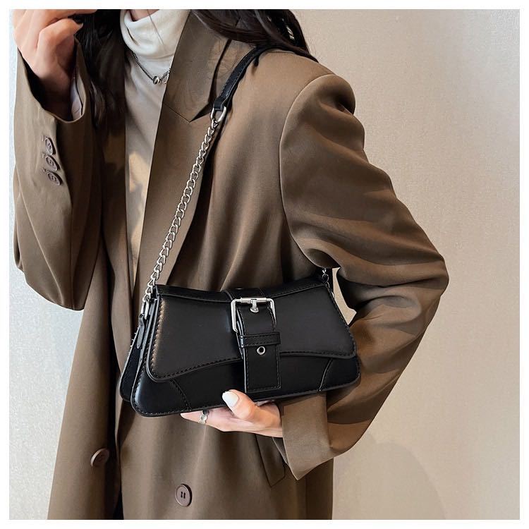 Bolsa Nas Axilas Com Fivela , Crossbody Novo(8-112) em Oferta na Shopee