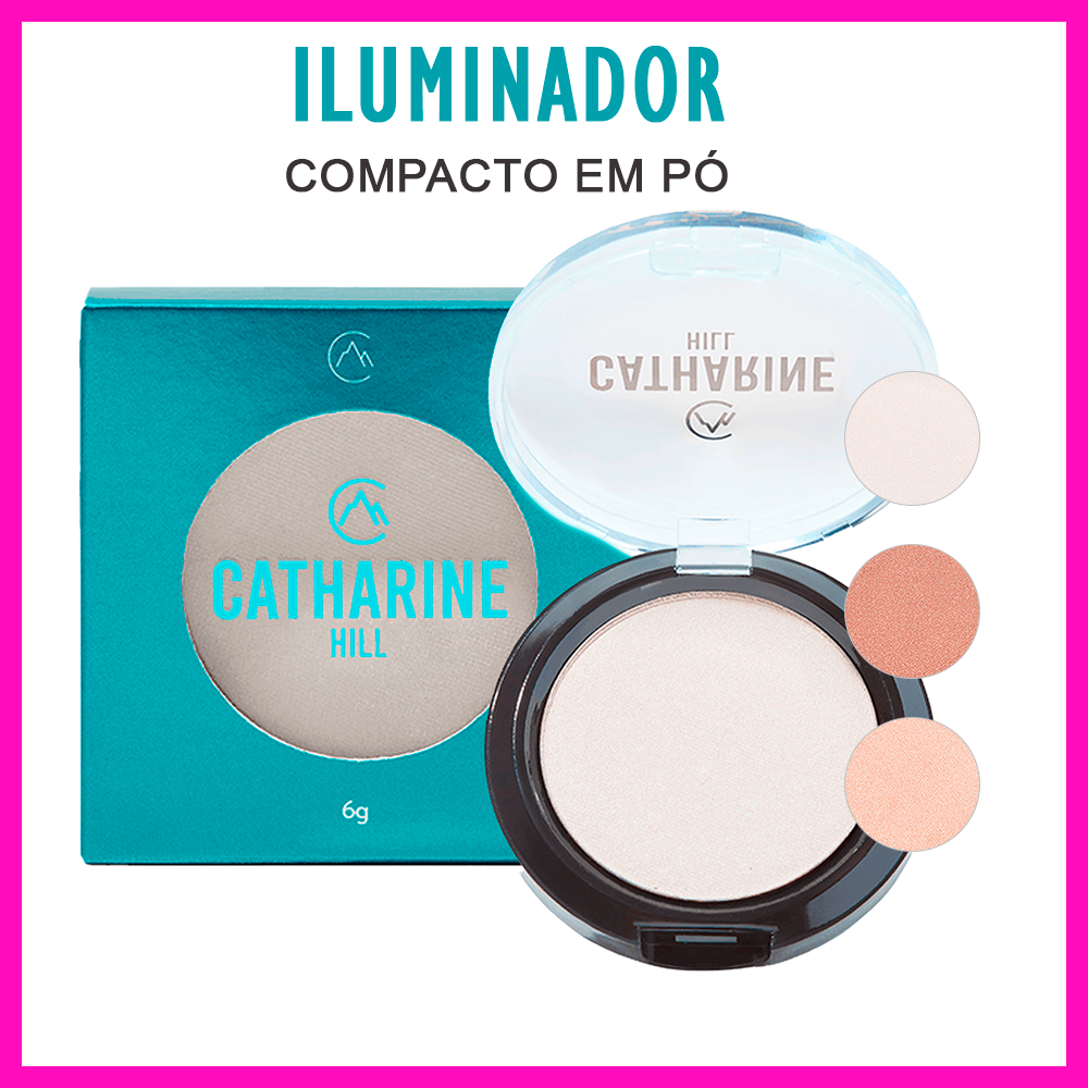 Catharine Hill Pó Iluminador Compacto 6g (Realça a Maquiagem) em Oferta na Shopee