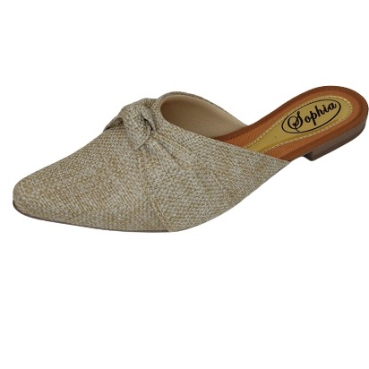 Mule Sapatilha Rasteira Feminina Leve Confortável