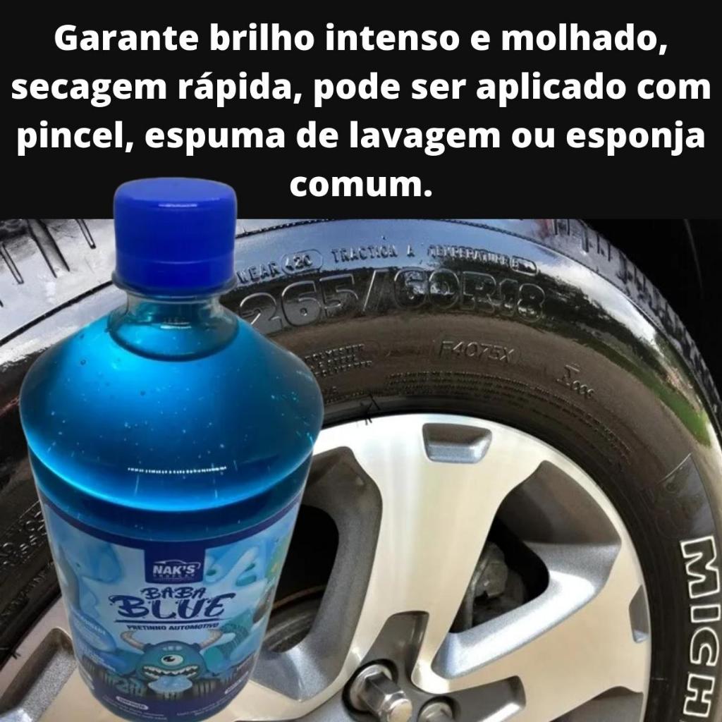 Pretinho Automotivo Baba De Camelo Blue Carro Moto Brilho Intenso 1 litro