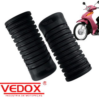 Par Borracha Do Estribo Pedal Apoio De Pé Honda Biz 125 100