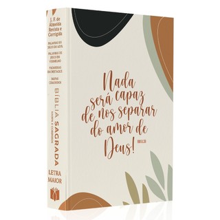 Bíblia Sagrada Nada Será Capaz | ARC | Harpa Avivada e Corinhos | Capa Dura em Oferta na Shopee