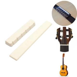 kit com 1 pestana + 1 rastilho para violao classico nylon nailon 52x80mm 52 x 80 mm 100% osso animal em Oferta na Shopee