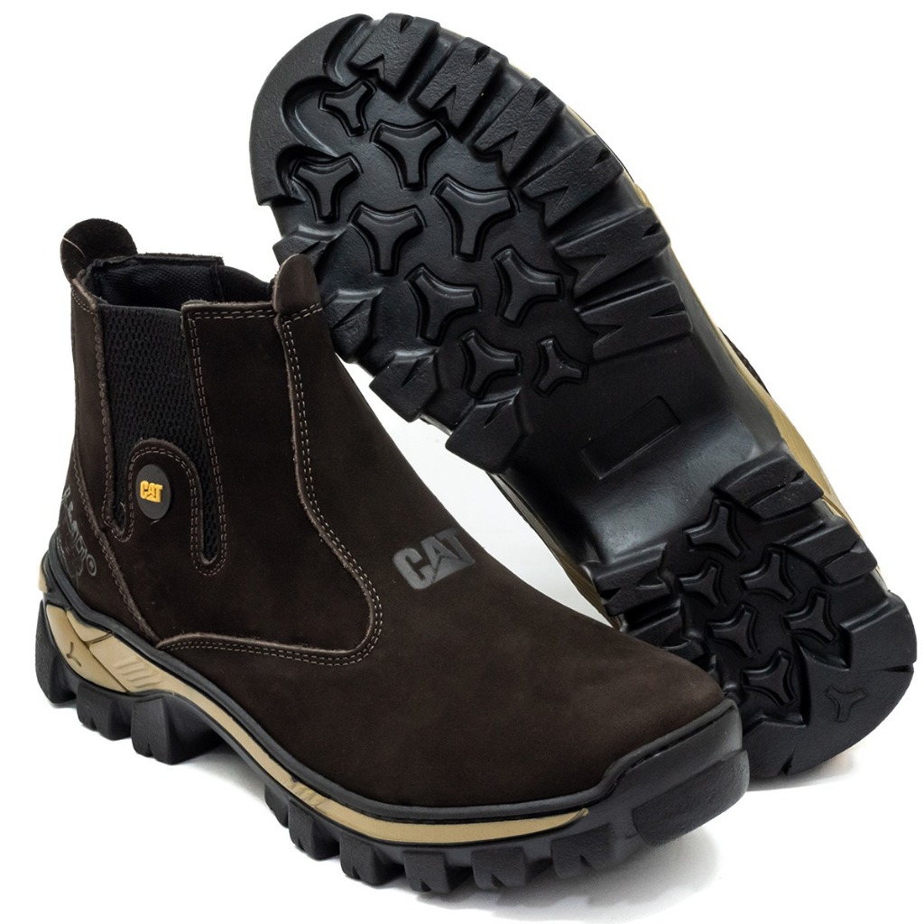 Botina Cat Nobuck S/P Com Palmilha em Gel — imagem 2 de 2