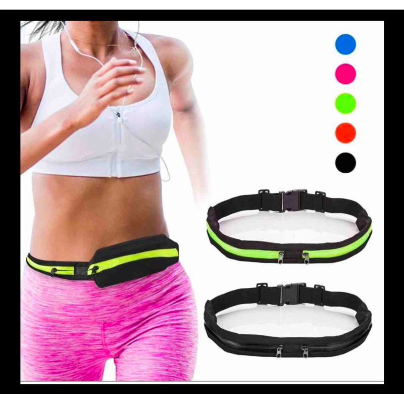 Pochete Sport Sinto Slim 2 zíperes colors
