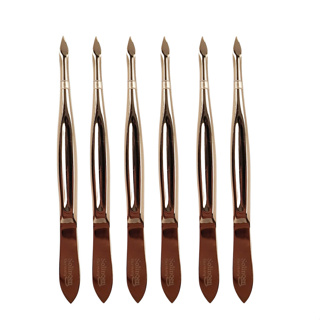 Kit 6 Pinça Solingen Ponta Triangular Design Sobrancelha em Oferta na Shopee