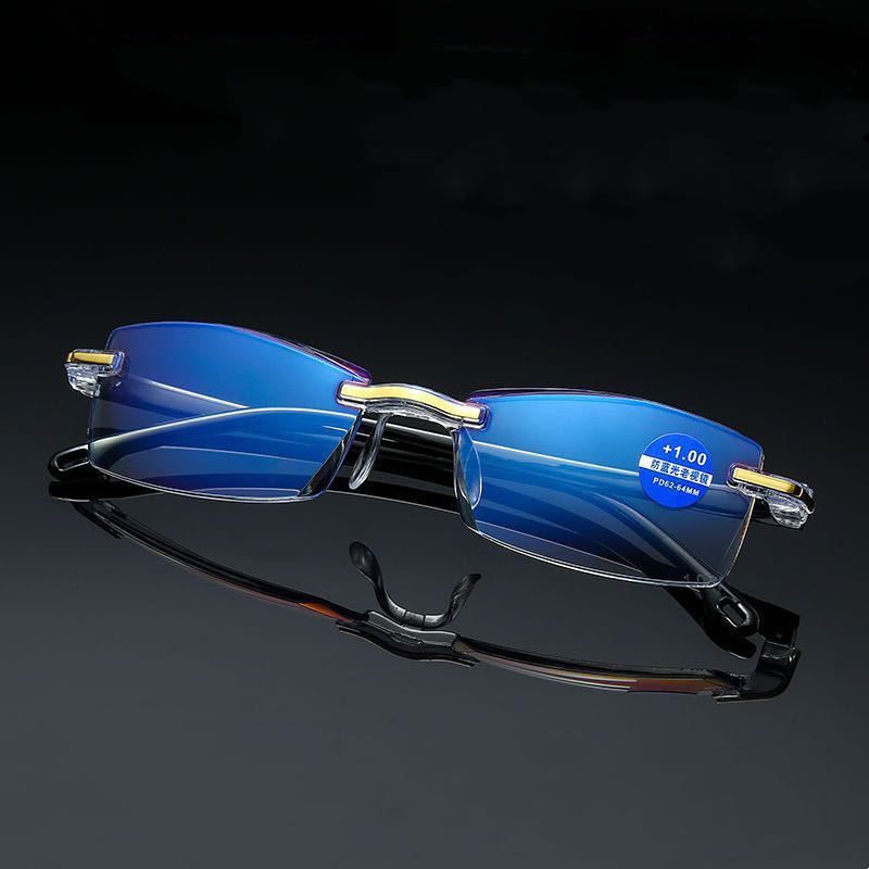 Óculos de Grau Para Perto Descanso Leitura Para Mulheres Homens Sem Aro Luz anti-azul em Oferta na Shopee