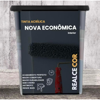Tinta Econômica Acrílica Realcecor 18L Pronta Entrega em Oferta na Shopee