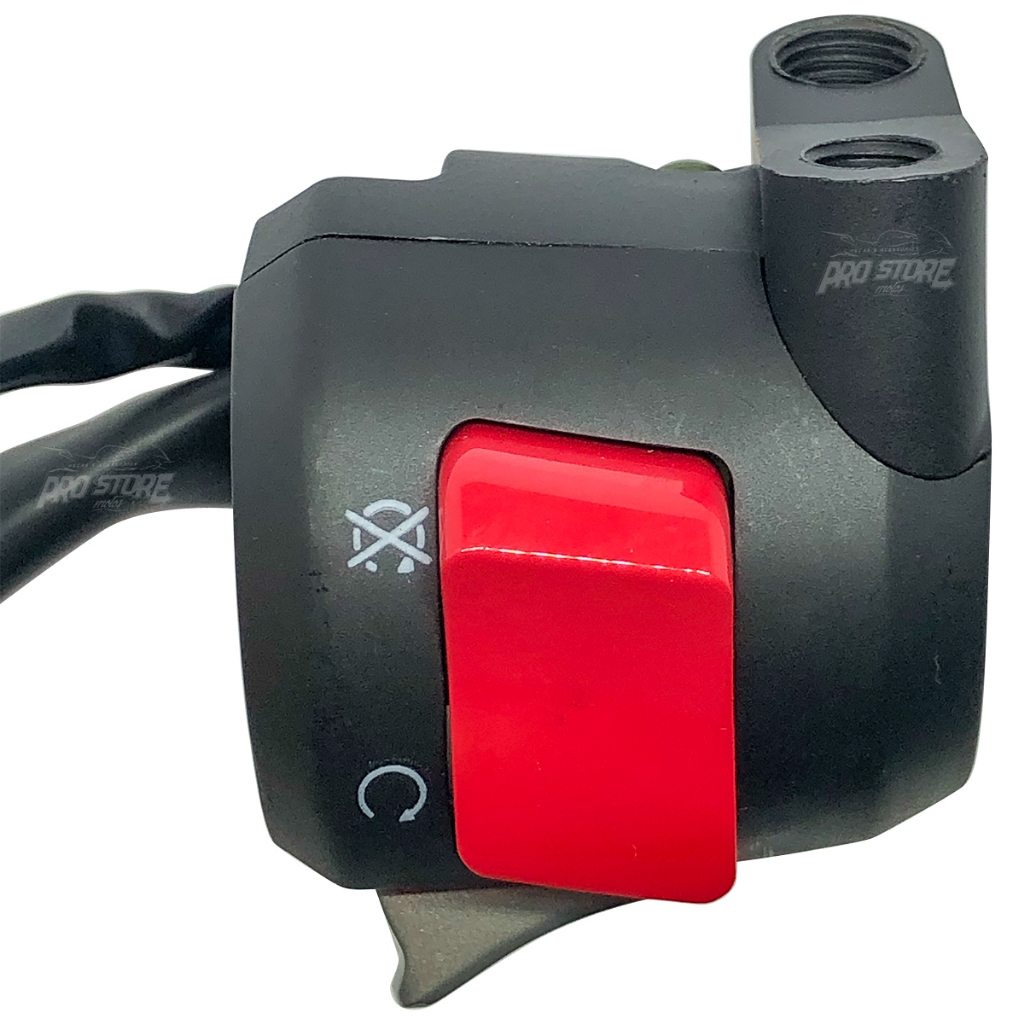 Interruptor de partida modelo CB 500X/F com botão de pisca alerta universal para adaptação. — imagem 2 de 2