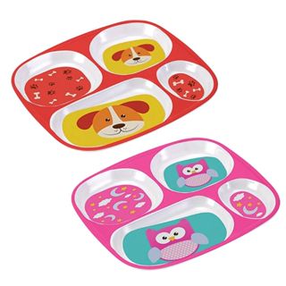Bandeja com Divisórias - Prato Infantil - Introdução Alimentar em Oferta na Shopee
