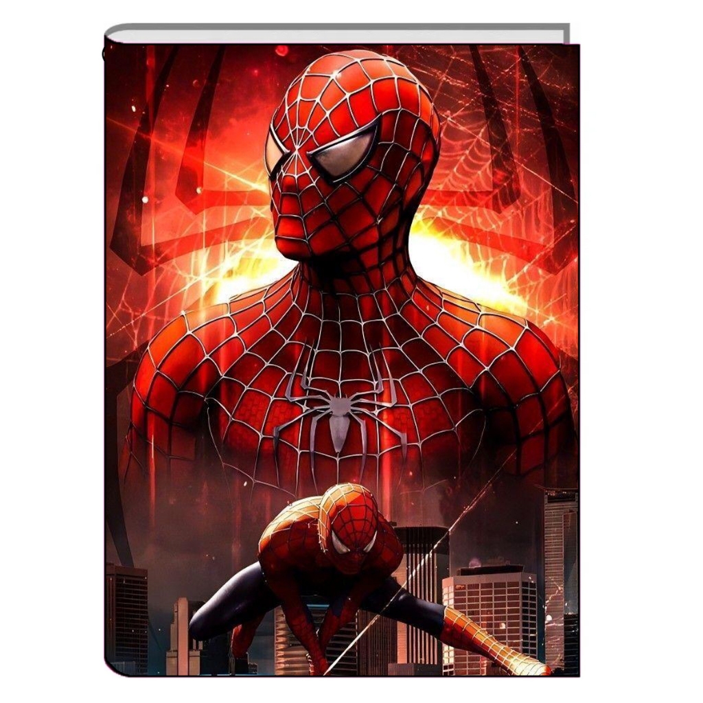 Caderno Homem Aranha Brochura Grande 96 Folhas