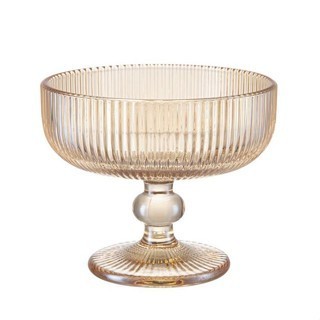 Jogo 6 Taça Sobremesa Vidro Sorvete Açai 310ml Canelado Luxo em Oferta na Shopee