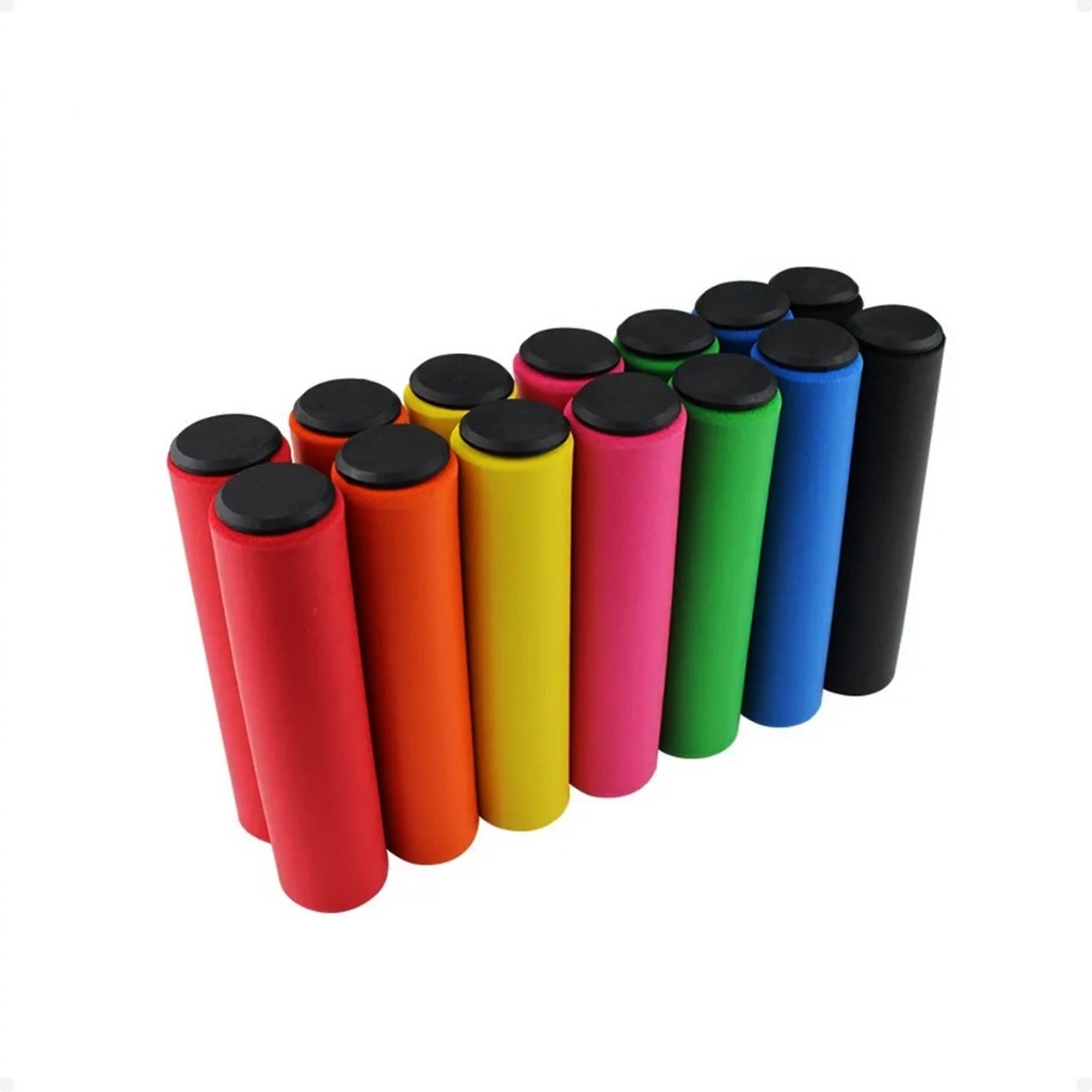 Manopla Gel Silicone Anatômica para Bike MTB Urbana - Punho Confortável Antiderrapante com Trava Segurança Macio Cores em Oferta na Shopee