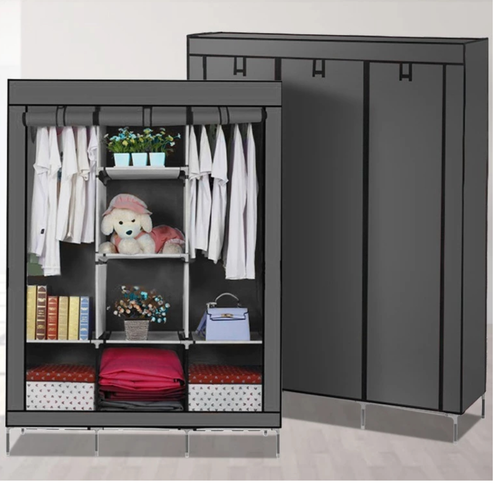 Guarda Roupa Dobrável Organizador De Roupas Portátil Multiuso Armário Organizador de Roupas Sapatos