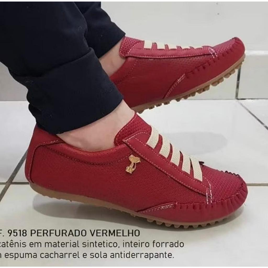 Sapato Feminino Sapatênis mocatênis Confort em Oferta na Shopee